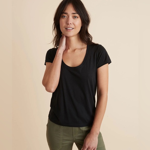 Marine Layer Classic Scoop Neck Tee - Picture 2 of 2